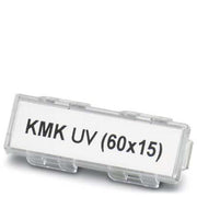 Phoenix Contact - Kabelmarkierungssystem Kabelmarkerträger KMK UV (60X15) transparent, 60x15mm − 50 Stück