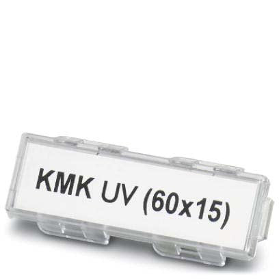 Phoenix Contact - Kabelmarkierungssystem Kabelmarkerträger KMK UV (60X15) transparent, 60x15mm − 50 Stück