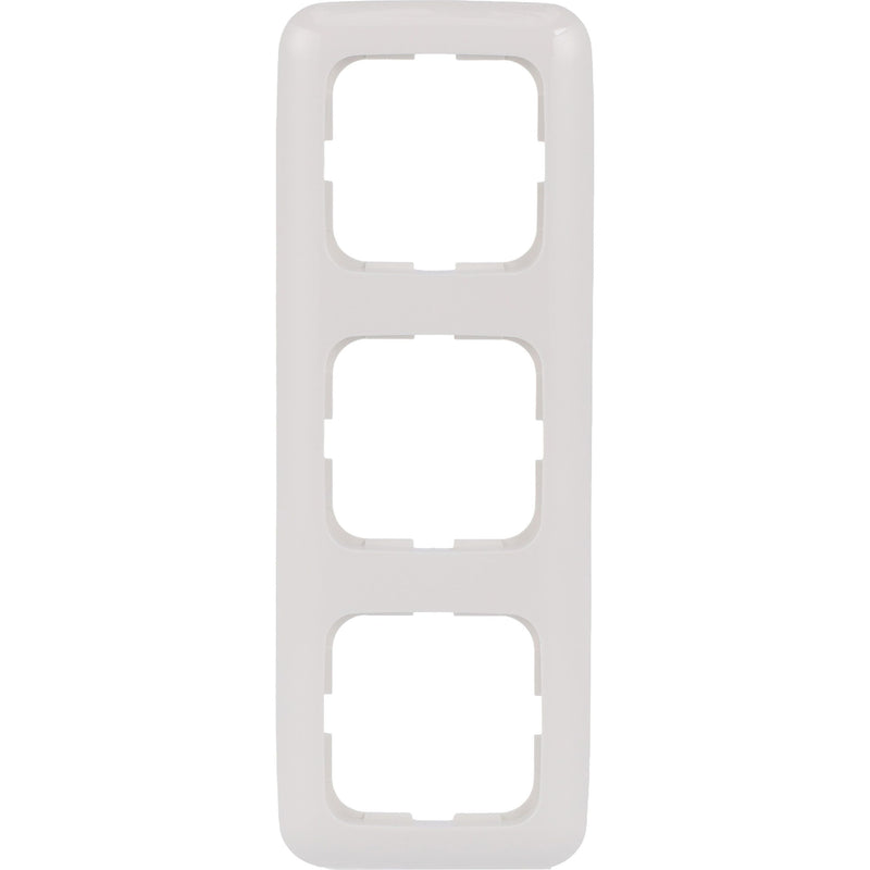 Busch-Jaeger - Abdeckrahmen Rahmen 3-fach 2513-214 aws, senk.+ waager