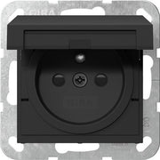 Gira - Steckdose Steckd. Erdstift KD+SH 4488005 Schwarz