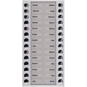 TCS Tür Control - Montageelement für Türstation Audioaußenstation 2-reihig PET28-EN/04 Erw.28 Tasten si