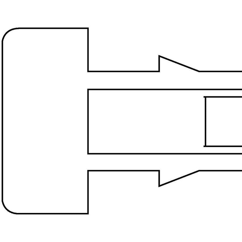HellermannTyton - Kabelbinder Befestigungsbinder CT375-HS-BK-L0 − 250 Stück