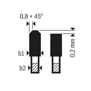 Bosch - Kreissägeblatt Top 2608642104 Precision Best for
