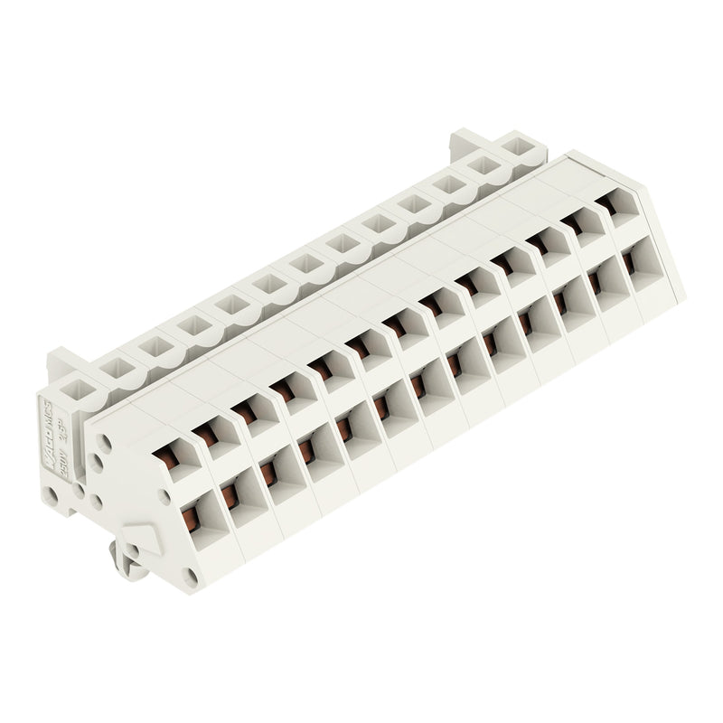 WAGO - Kabelsteckverbinder für Leiterplattensteckverbinder 1-Leiter Federleiste 721-313/008-000 CAGECLAMP 2,5mm²,lgr − 25 Stück