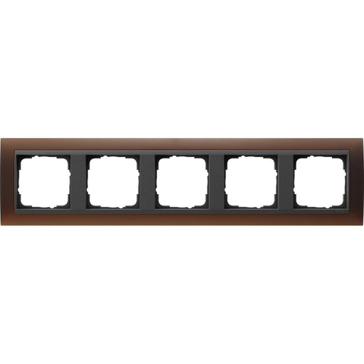 Gira - Abdeckrahmen 5f.opak dbr 021513