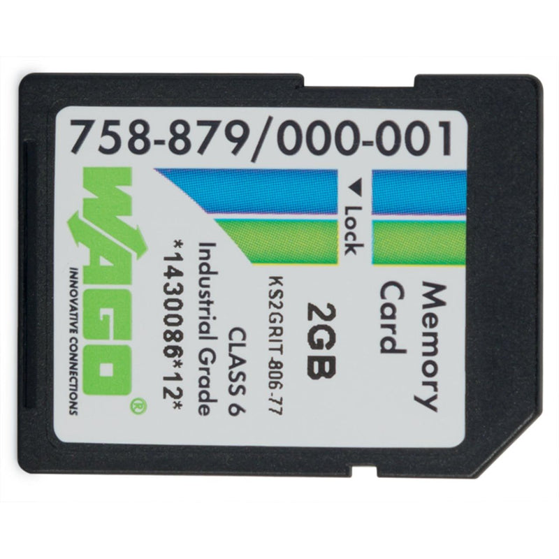 WAGO - Speichermedium digital Memory Card 758-879/000-001 SD