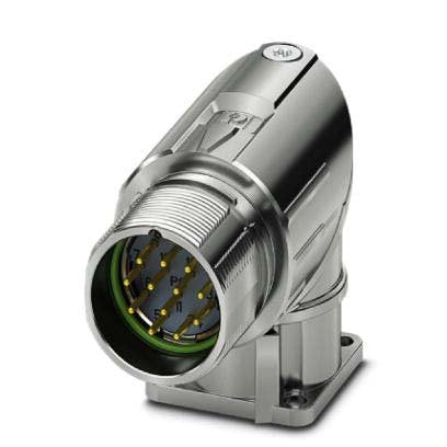 Phoenix Contact - Rundsteckverbinder, Einbau (ohne Leitung) Gerätesteckverbinder M23-12P1N8AA500S Vorderwand