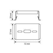 ESYLUX - Mechanisches Zubehör/Ersatzteile für Leuchten Montagebügel (VE2) OLIVIA-2 #EO10310508