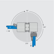 Metz Connect - Modularer Steckverbinder Kabelverbinder 130863-05-E 270° Class EA