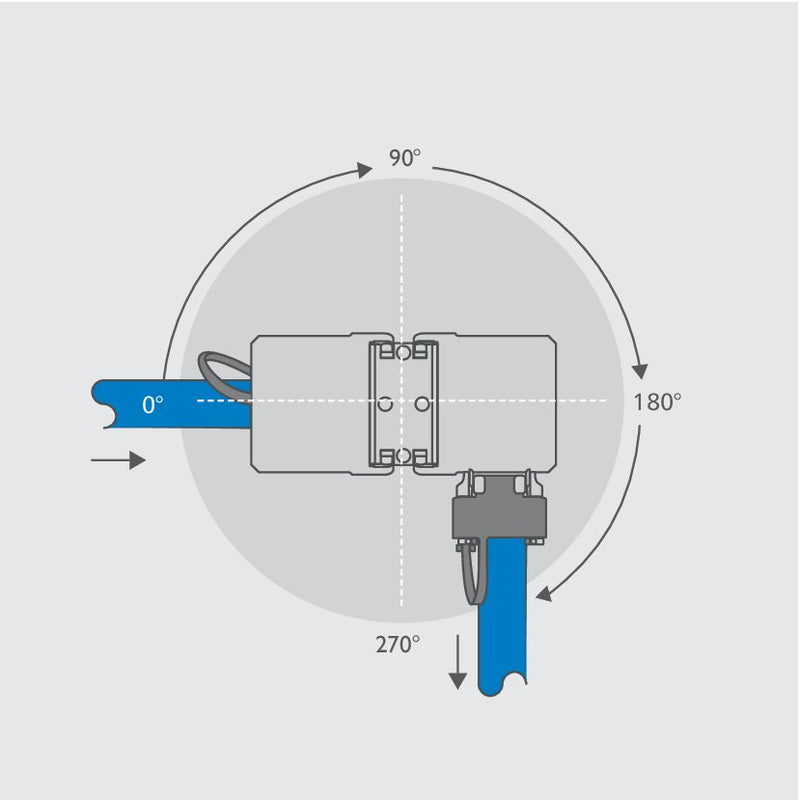 Metz Connect - Modularer Steckverbinder Kabelverbinder 130863-05-E 270° Class EA
