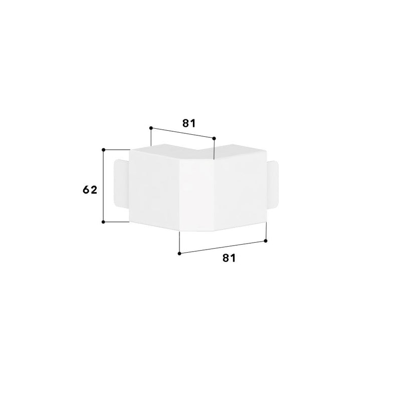 GGK - Außeneck für Leitungsführungskanal LFG-Ausseneck 40x60T alp 11856 − 12 Stück