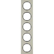 Berker - Abdeckrahmen Rahmen Eds/sw 10152204 5fach