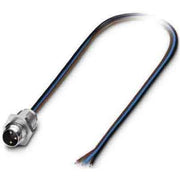 Phoenix Contact - Rundsteckverbinder, feldkonfektionierbar (Industriesteckverbinder) Einbaustecker M8 SACC-E-M 8MS-3CON-M8 3p