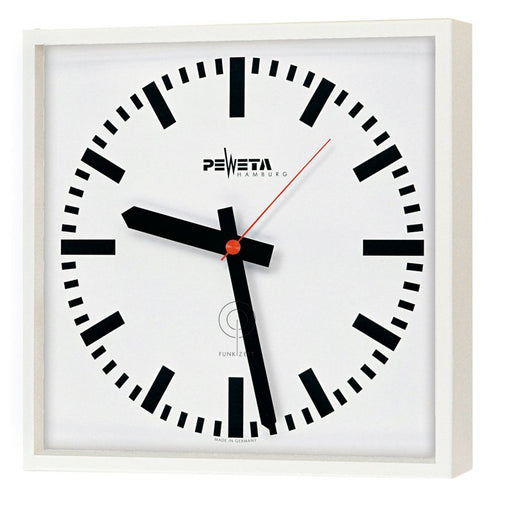 Peweta - Uhr Funkuhr 51.281.221 innen,1,5V,275x275mm