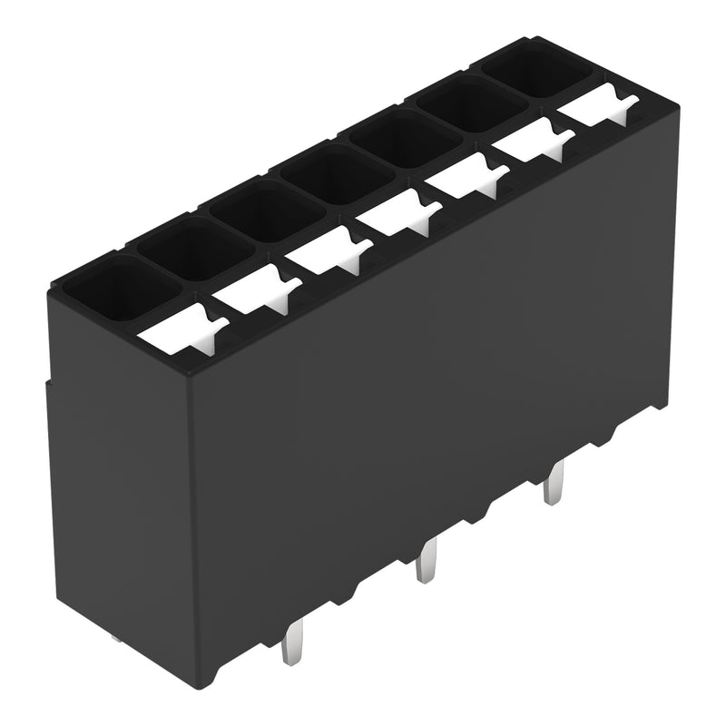 WAGO - Leiterplattenklemme THR-Leiterplattenklemme 20861127300000997607 Drücker,1,5mm²,sw − 940 Stück