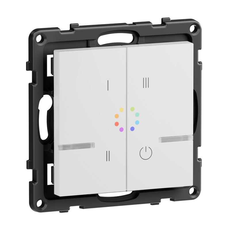 Legrand - Sender/Fernbedienung für Installationsschalterprogramme Seano m Netatmo Wandsender Legrand 765643 Farbe: Ultraweiß