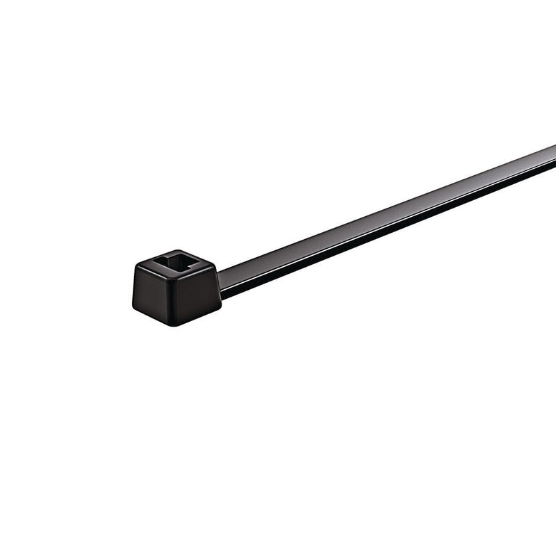 HellermannTyton - Kabelbinder T30R-W-BK 3,5x150 schwarz − 100 Stück