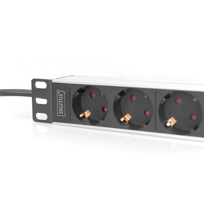 DIGITUS - Power distribution unit (PDU) Steckdosenleiste DN-95418 Aluminium, 254 mm