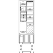 Elsta Mosdorfer - Zähler-Komplettschrank Zähleranschlusssäule ZS341B.W2.48 A340 W2 1Z BKEI 48TE