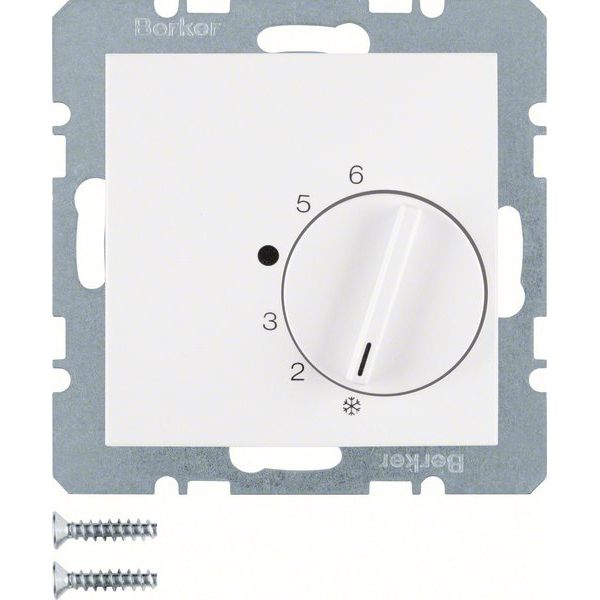 Berker - Raumthermostat Raumtemperaturregler 20261909 mit Wechsler