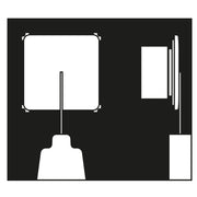 Jung - Behindertenelement für Installationsschalterprogramme Zugtaster NRS CD 0834 ZT WW Schraubbefestigung − 1 Stück