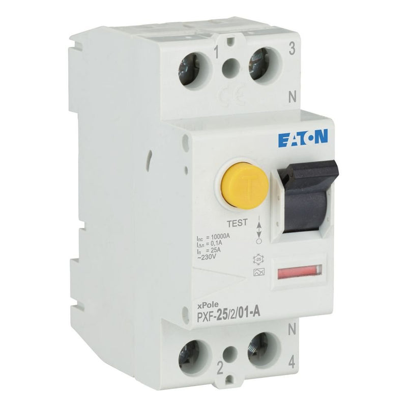 Eaton - Fehlerstrom-Schutzschalter FI-Schutzschalter PXF-25/2/01-A 25A 2p, 100mA