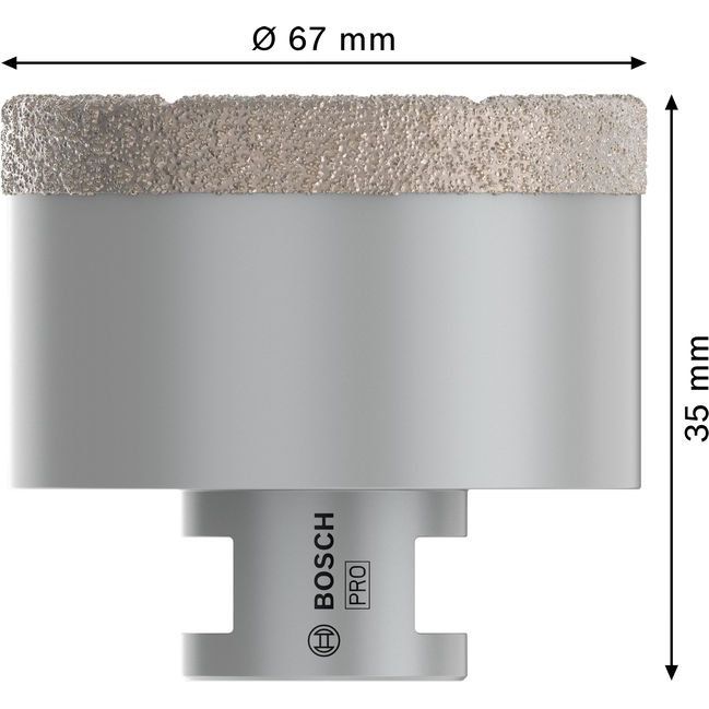 Bosch - Bohrer PRO Ceramic dry 2608587130 Trockenbohrkrone 67