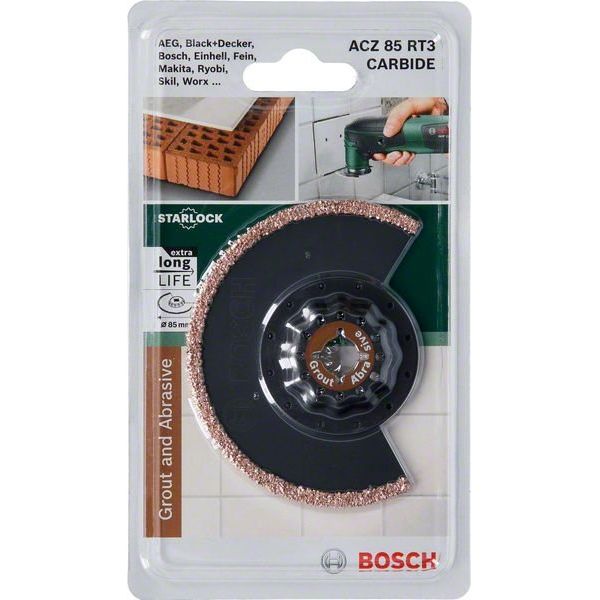Bosch - Blatt für Oszillierer Segmentsägeb.Starloc 2609256952 ACZ 85 RT3, 85mm