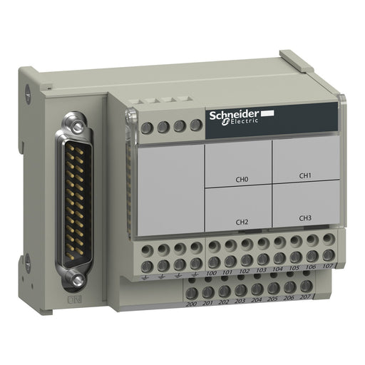 Schneider Electric - Zubehör/Ersatzteile für Steuerungen PS-Drahtanschlussblock ABE7CPA410 f. Analog In