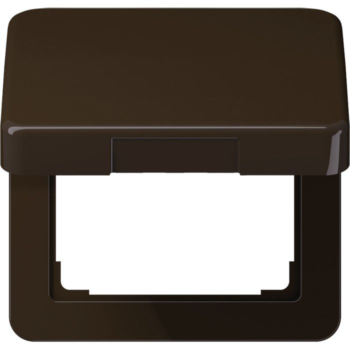 Jung - Abdeckrahmen Klappdeckel br CD 590 BFKL BR mit Rückstellfeder