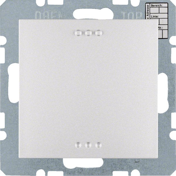 Berker - Bussystem-Raumtemperaturregler KNX-Sensor 75441383 alu matt
