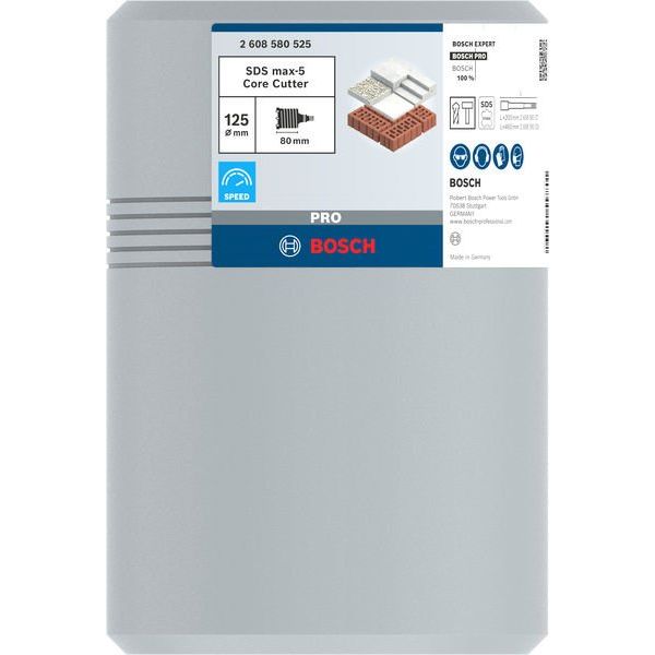 Bosch - Bohrkrone PRO SDS max-5 Bohrkrone, 2608580525 125 x 80 x 97 mm