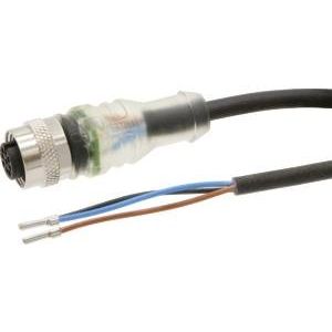Ipf Electronic - Konfektioniertes Sensor-Aktor-Kabel Anschlussleitung, 2m, M12 VK200225 Dose 3polig gerade