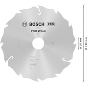 Bosch - Kreissägeblatt PRO Wood Kreissägeblatt, 2608640800 190 x 2,4 x 30 mm