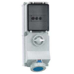 Bals Elektrotech - CEE-Steckdose abschaltbar, abgesichert (IEC 60309) Wandsteckdose abschaltbar 17029 abgesichert 16A 4p