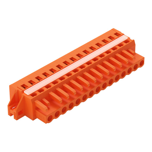 WAGO - Kabelsteckverbinder für Leiterplattensteckverbinder 1-Leiter-Federleiste 231-315/027-000 CAGECLAMP,2,5mm²,or − 25 Stück