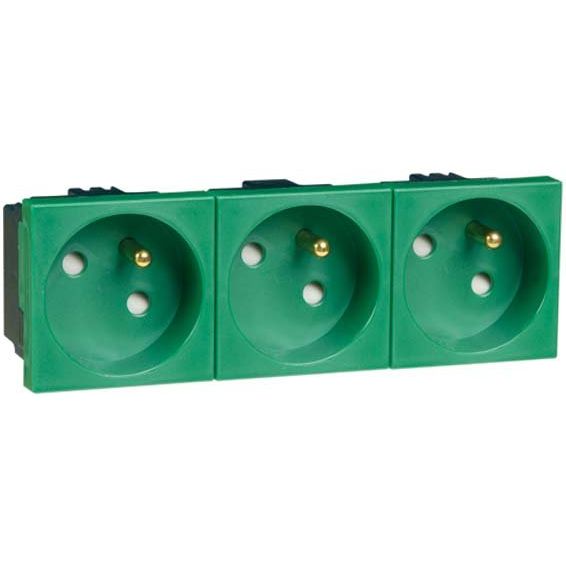 Peha - Schalter-/Steckdosenkombination Steckdose 3f B 6273.42 EMS SI WI