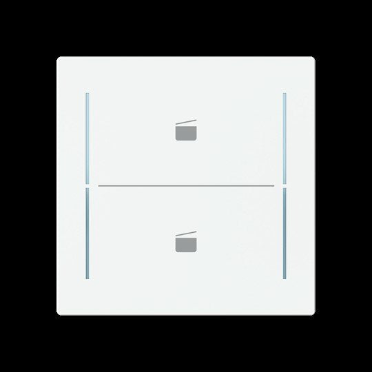 Busch-Jaeger - Bussystem-Tastwippe Abdeckung als Taster LFST/A.2.70.11-44m 2f. Symbol Szene