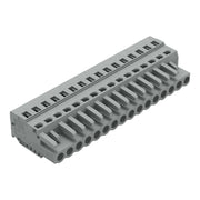 WAGO - Kabelsteckverbinder für Leiterplattensteckverbinder Federleiste 231-116/026-000 16pol., 5mm ger. − 25 Stück