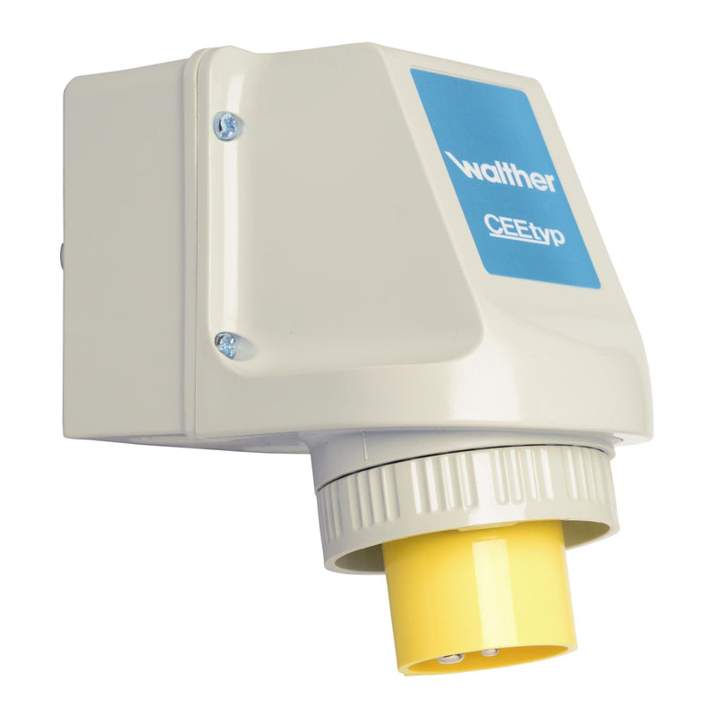 Walther Werke - CEE-Gerätestecker (IEC 60309) Wandgerätestecker 16A 618304 3P 110V 4h IP67