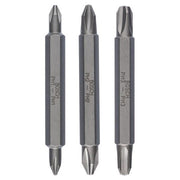 Bosch - Bit-Set Doppelklingenbit-Set, 2607001748 3-teilig PH1 PH1 PH2