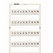 WAGO - Klemmenmarkierung WMB-Bezeichnungssystem 793-5502 W:1-10 je(10x)