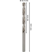 Bosch - Bohrer PRO Metal HSS-G 2608595335 Spiralbohrer 6,4 x