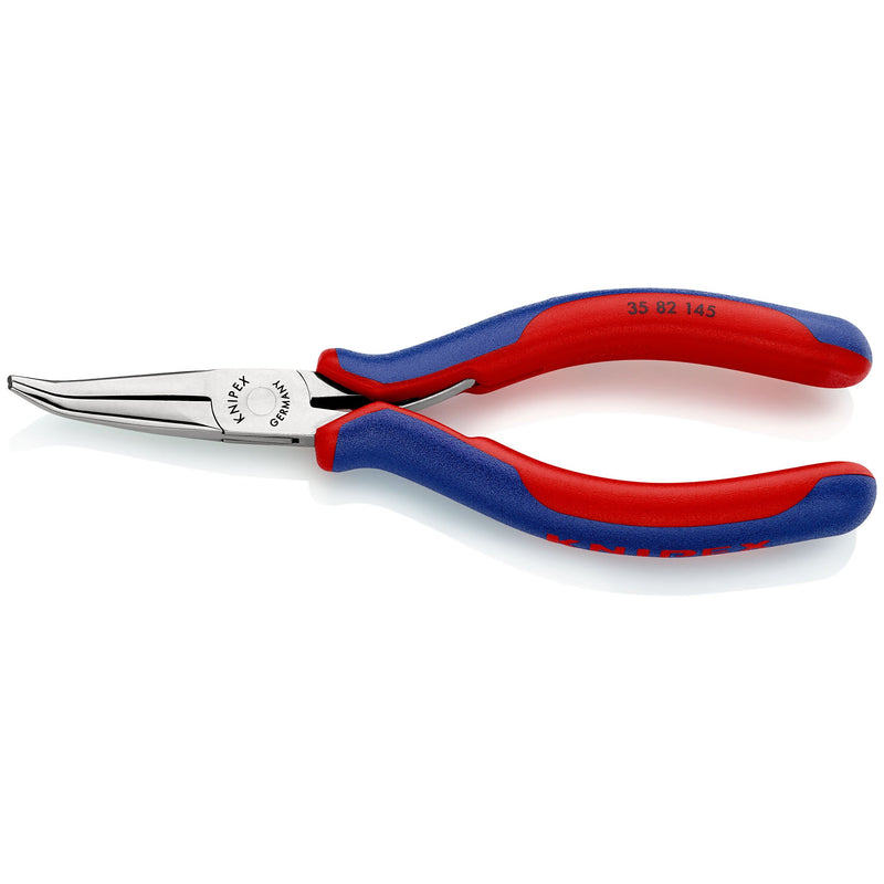 Knipex - Spezialwerkzeug für Kommunikationstechnik Elektronik-Greifzange 35 82 145 spiegelpoliert,145mm