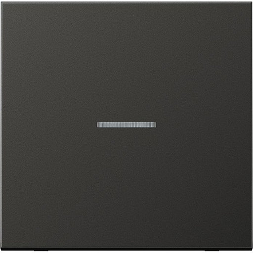 Jung - Bussystem-Tastsensor KNX RF Taster 1fach AL 10911 ST RF AN neutral, Aluminium