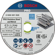 Bosch - Trenn-/Schleifscheibe PRO Stainless Steel and 2608601520(VE5) Metal Gebundene