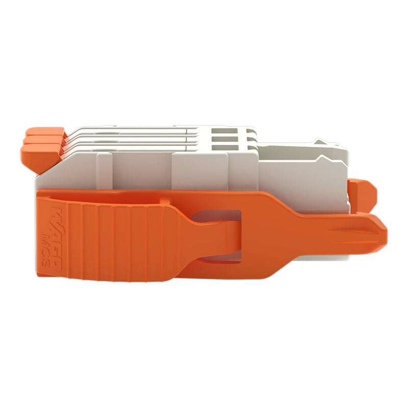 WAGO - Kabelsteckverbinder für Leiterplattensteckverbinder Federleiste 1-Leiter Hebel 2721-1103/037-000 Push-in Cage Clamp − 100 Stück