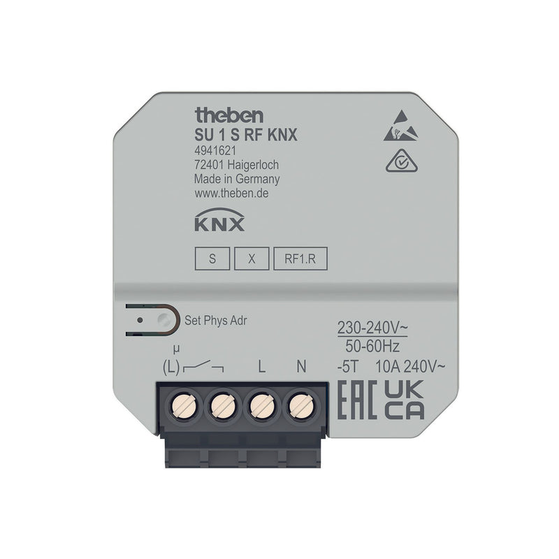 Theben - Bussystem-Schaltaktor Funk-Schaltaktor SU 1 S RF KNX 1-fach