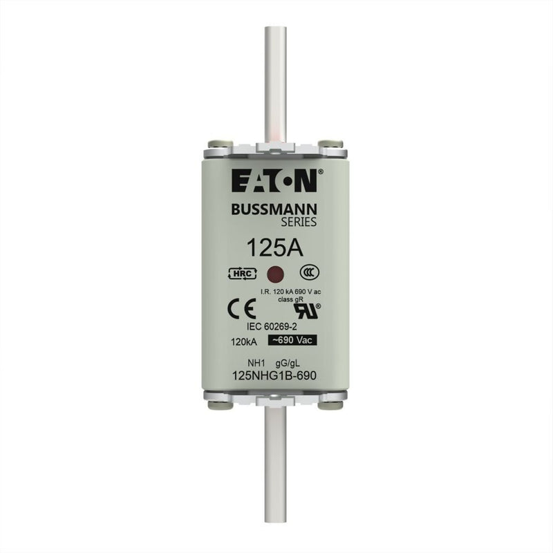 Eaton - Messersicherung Sicherungseinsatz Nieders. 125NHG1B-690 125A AC 690V 120kA − 3 Stück