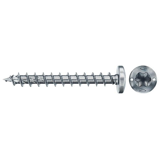 Fischer Deutschl - Holz-/Spanplattenschraube Spanplattenschr.Pwr-Fast 2 670101 3,5x25 PH blvz VG TX − 200 Stück